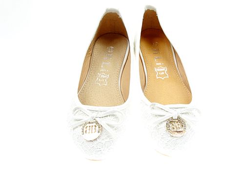 Baleriny dziewczęce białe - 31 na Arena.pl