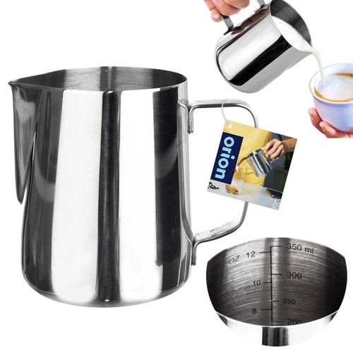 Mlecznik stalowy z miarką  350 ml na Arena.pl