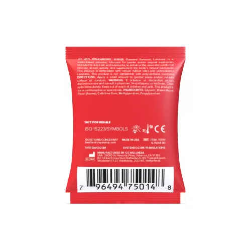 jo h2o lubrykant na bazie wody truskawkowy 5 ml saszetka na Arena.pl