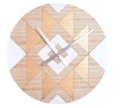 Drewniany zegar okrągły