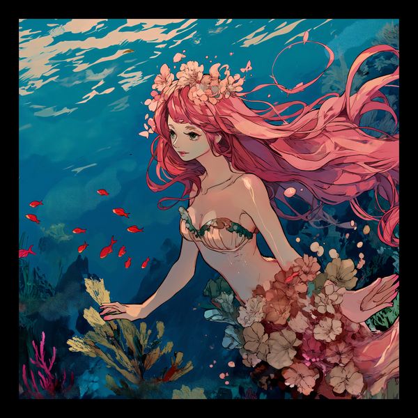 Plakat 30x30cm Nimfa Oceanu zdjęcie 2
