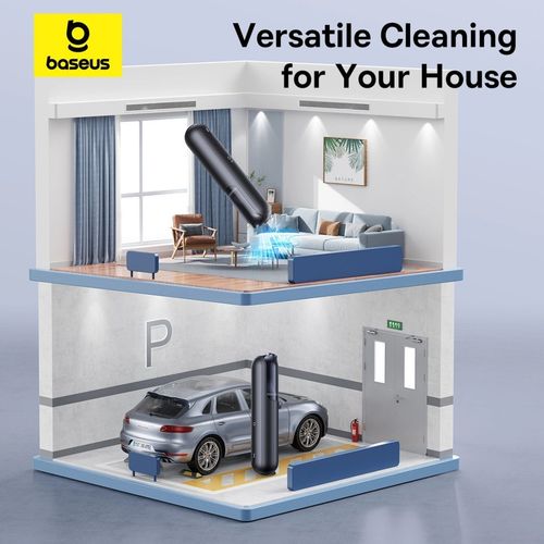 Bezprzewodowy odkurzacz samochodowy Baseus A0 Pro 4000Pa HEPA - czarny na Arena.pl