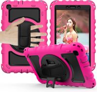 Etui do Samsung Tab A 10.4” z Podstawką i Paskiem na Ramię Różowe