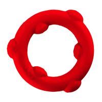 pierścień erekcyjny [sil] spinner cockring red oxballs