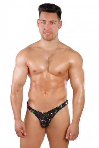 Stringi męskie GMW LITE Splash! Black M na Arena.pl