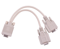 KPO3869 Adapter VGA (15pin meski) -2x (15pin zens
