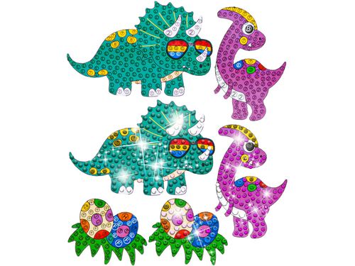 KOLOROWY HAFT DIAMENTOWY MOZAIKA DINOZAURY ZESTAW na Arena.pl