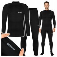 BIELIZNA TERMICZNA MĘSKA KOMPLET XXL OCIEPLANA Z MESZKIEM NANOSREBRO