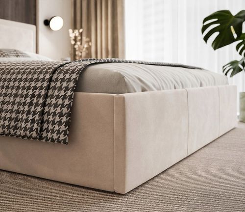 ŁOŻKO SOAVE II Z PODNOSZONYM STELAŻEM I POJEMNIKIEM NA POŚCIEL 140x200 na Arena.pl