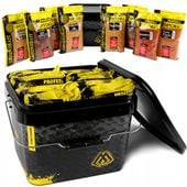 Mix smaków 8x ZANĘTA Wędkarska Dla Ryb PROFESS OPTIMA 8kg + WIADRO