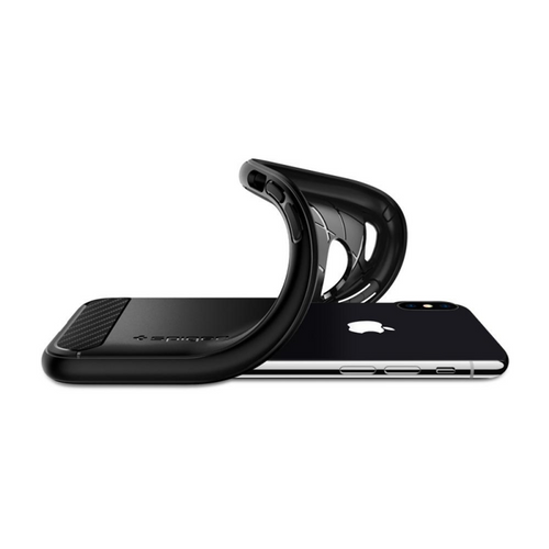 SPIGEN RUGGED ARMOR Apple iPhone X - BLACK na Arena.pl
