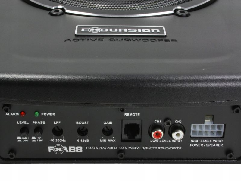 Tuba Subwoofer Pod Siedzenie Excursion 500W zdjęcie 3