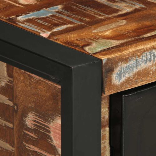 Szafka nocna, kolorowa, 40x30x51 cm, lite drewno odzyskane na Arena.pl