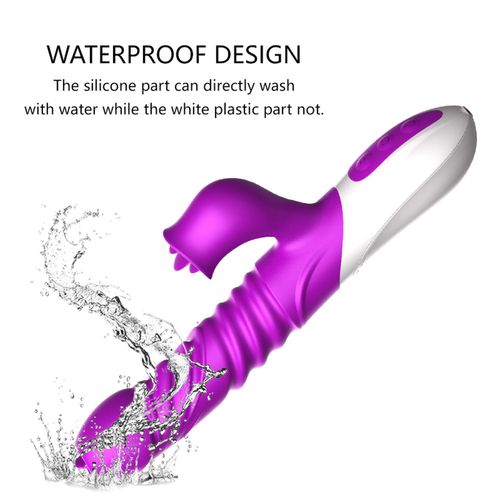 wibrator-silicone vibrator usb 10 function and thrusting function / heating na Arena.pl
