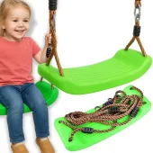 Huśtawka płaska plastikowa ogrodowa deska mocna zielony