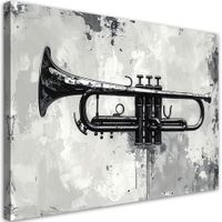 Obraz do salonu biura restauracji klubu muzycznego, Trąbka 30x20