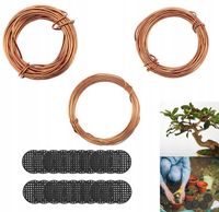 ZESTAW DRUTU ALUMINIOWEGO NARZĘDZIA OGRODOWE BONSAI WEAVE 23szt