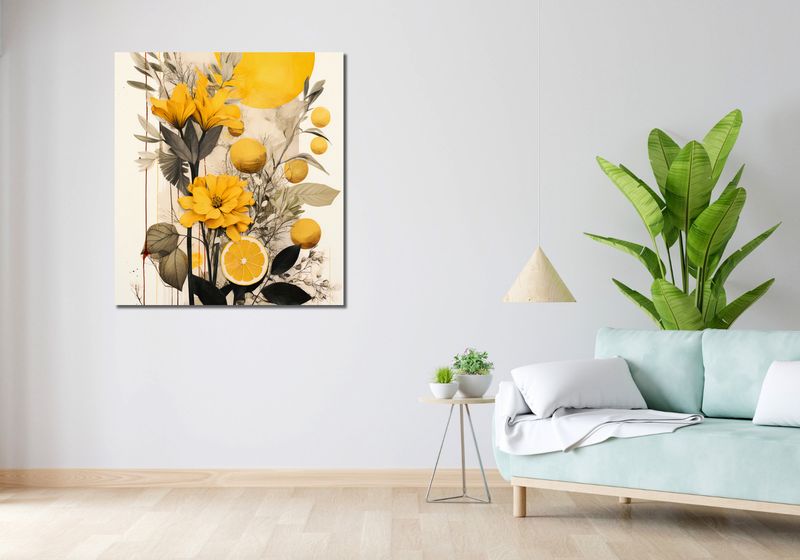 Obraz 90x100cm Cytrusowy Zachwyt zdjęcie 2