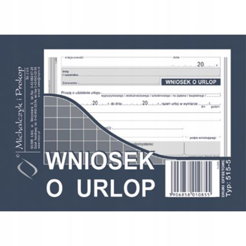 wniosek o urlop a6 515-5 na Arena.pl
