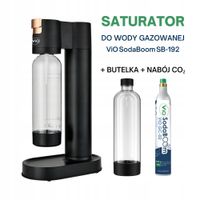 Saturator do wody ViO SodaBoom SB-192 + 2 Butelki 1 l + Nabój CO2 zestaw