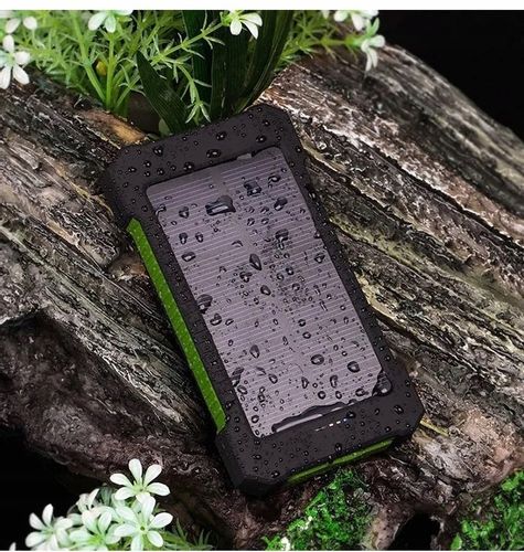 POWERBANK SOLARNY PANCERNY 20000MAH 2xUSB LATARKA na Arena.pl