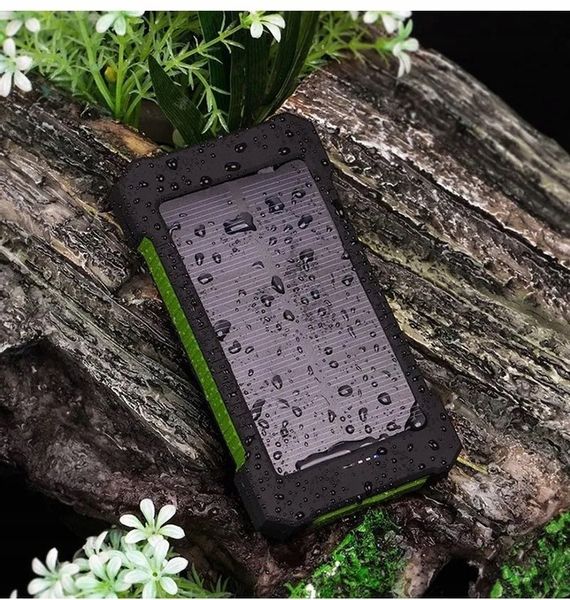 POWERBANK SOLARNY PANCERNY 20000MAH 2xUSB LATARKA zdjęcie 10
