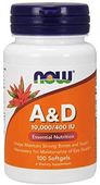 # NOW FOODS Witamina A + Witamina D (100 kaps.)