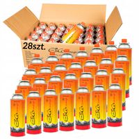 28x GAZ KARTUSZ NABÓJ GAZOWY DO PALNIKA KUCHENKI WKŁAD