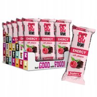 Baton energetyczny BeRAW Energy Raspberry Chocolate malinowy fit