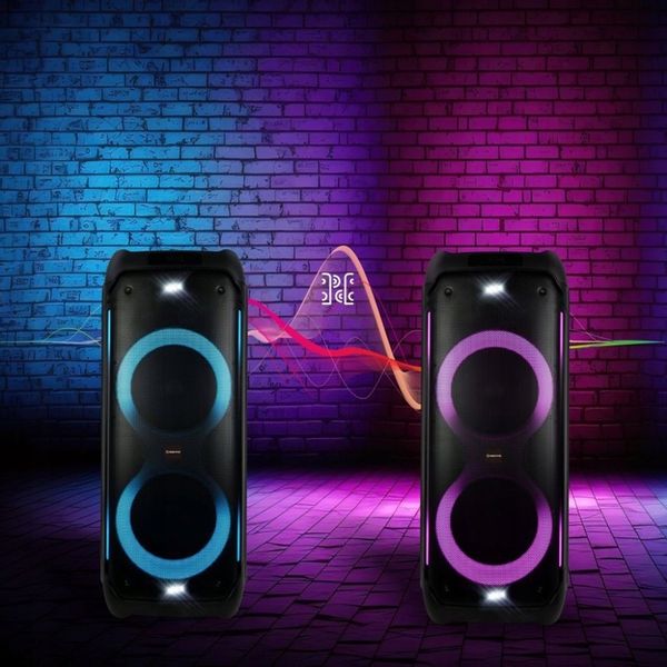 Głośnik Bluetooth Karaoke Manta Przenośny Athos Mikrofon USB Power Audio zdjęcie 13