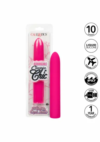 calexotics rechargeable chic standard silikonowy masażer 10 trybow na Arena.pl