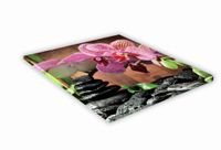 SZKLANA DESKA KUCHENNA 30x30 442f Orchidea kamyki