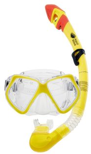 Zestaw do nurkowania maska+fajka Aquawave Marlin Set żółty