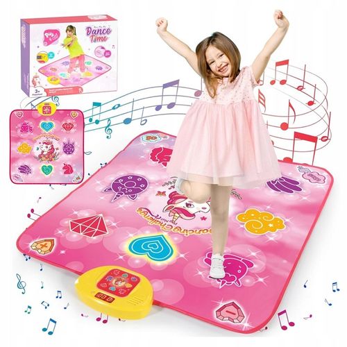 JEDNOROŻEC MATA DO TAŃCA MUZYCZNEGO DLA DZIECI 5 TRYBÓW 3 POZIOMY 100x87cm na Arena.pl