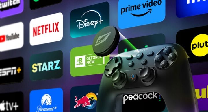 Kontroler bezprzewodowy gamepad bluetooth do gier aplikacji android tv PC zdjęcie 10