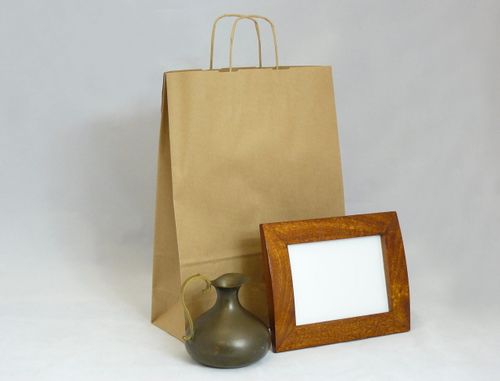 Torba papierowa beżowa 32 x 12 x 41 cm na Arena.pl