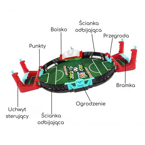 WOOPIE Mini Stół do Piłkarzyków 3+ na Arena.pl