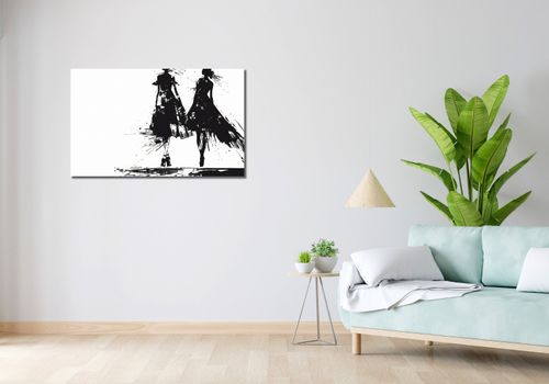 Obraz 100x60cm Atramentowy Przerys na Arena.pl