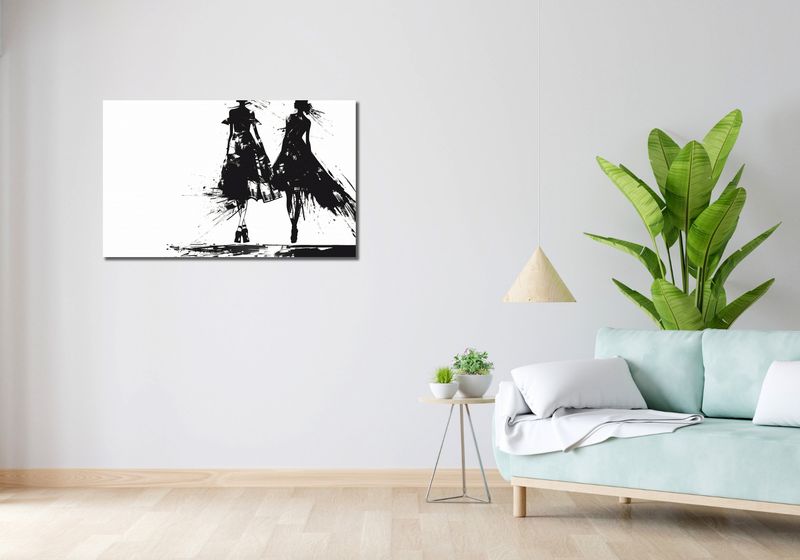 Obraz 100x60cm Atramentowy Przerys zdjęcie 2