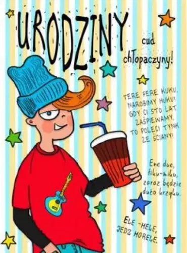 Karnet B6 Urodziny - Chłopak Ii na Arena.pl