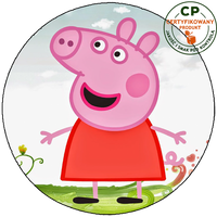 Opłatek na tort Świnka Peppa