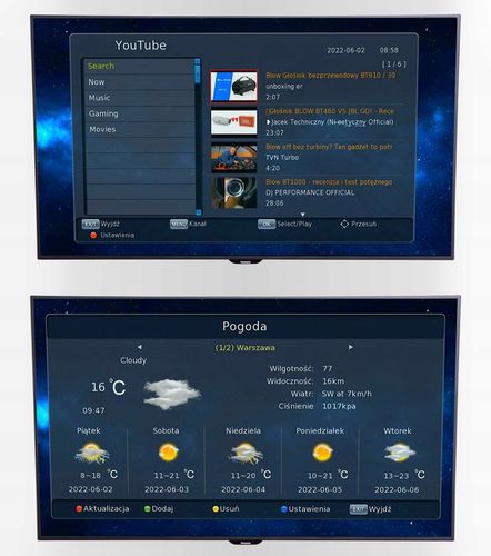 TUNER DEKODER DVB-T2 TV NAZIEMNEJ H.265 HEVC FULL HD USB HDMI PILOT na Arena.pl