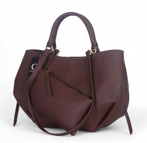 Gallantry Paris Genialna czekoladowa torebka shopper Łódka Pola Portfelik na Arena.pl