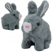 KRÓLIK MASKOTKA ZAJĄC ZABAWKI INTERAKTYWNE SZARY