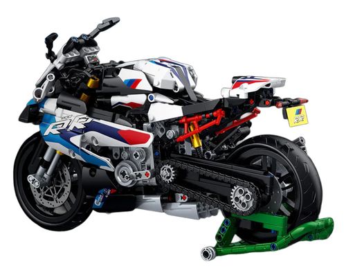 Zestaw Klocków Motocykl Ścigacz Biały 912El. na Arena.pl