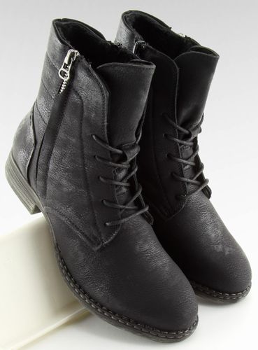 Botki sznurowane czarne 6177 BLACK - 41 na Arena.pl