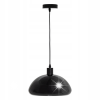 LAMPA SUFITOWA METALOWA CZARNA NOWOCZESNA WISZĄCA SAVIO 110 X 27 CM E27