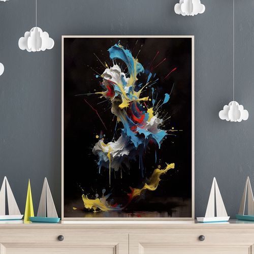 Plakat kaczor abstrakcja 61x91 cm na Arena.pl