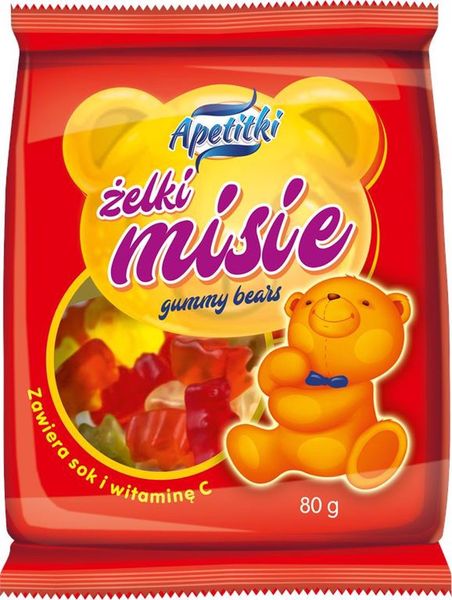 Apetitki Żelki misie 80 g zdjęcie 1