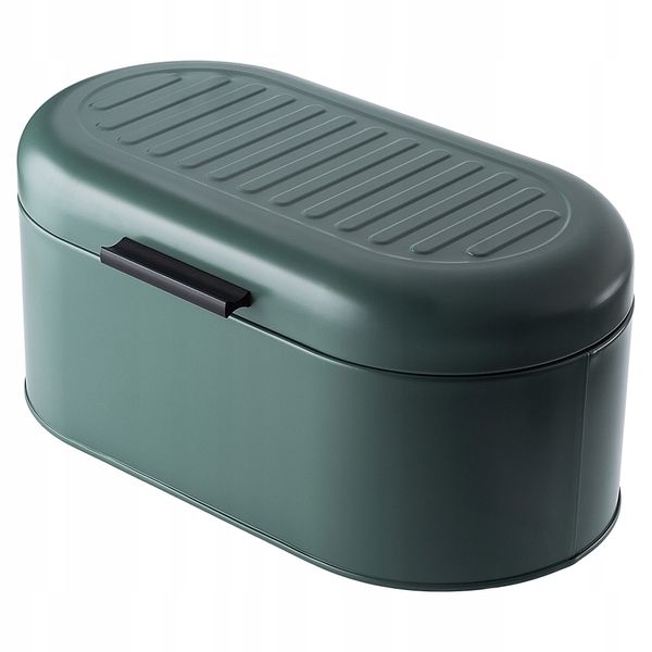 Chlebak Pojemnik Na Pieczywo Chleb Duży Stalowy zdjęcie 5